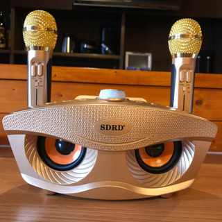 かわいいフクロウ☆ワイヤレススピーカー　マイク付き！！の画像