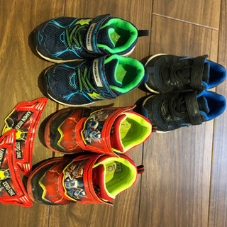 ゼロワン光る靴　他2足　17センチ