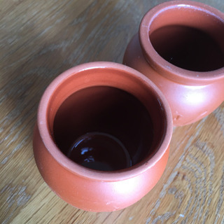 陶器　プリンカップの画像