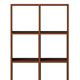 無印良品 スタッキングシェルフセット・３段×２列・ウォールナット...