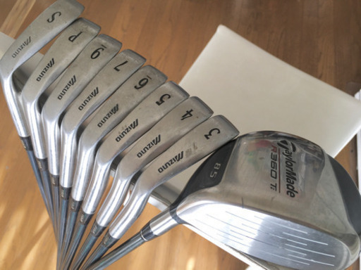 【ゴルフクラブセット】TaylorMade &Mizuno