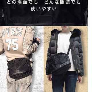 【男女兼用】kinski ショルダーバッグ　ブラックの画像