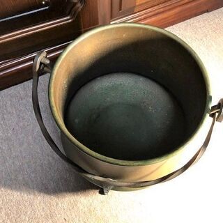 ☆昭和レトロ　大きなワインクーラー　銅製品の画像