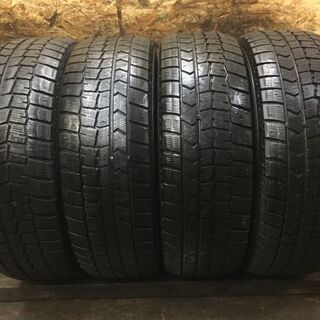 DUNLOP WINTER MAXX WM02 215/65R16 16インチ スタッドレス 4本 2018年製 アルファード ヴェルファイア等　(VTE335) クレジットカード QR決済可能