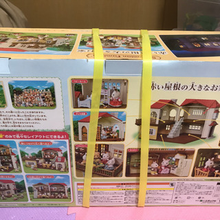 シルバニア　赤い屋根の大きなお家の画像