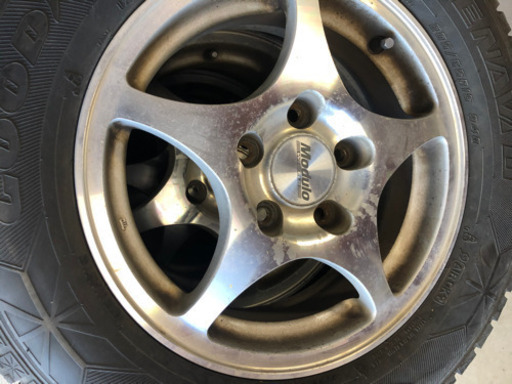 スタッドレスタイヤ、ホイール205/65R15 モデューロホイール