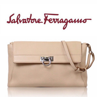 Salvatore Ferragamo ショルダーバッグ ベージュ サルバトーレフェラガモ ショルダーバッグ ベージュ