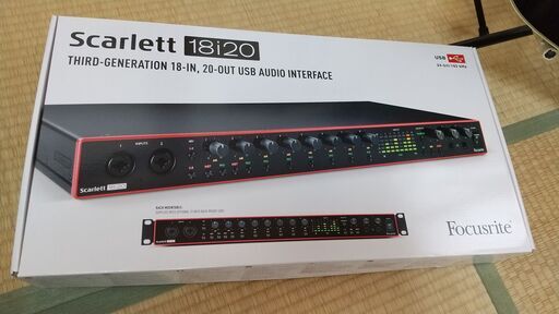 新品同様! FOCUSRITE フォーカスライト Scarlett 18i20 3rd Gen [サウンドカードUSB]
