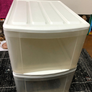 収納ケース譲ります　２つセットの画像