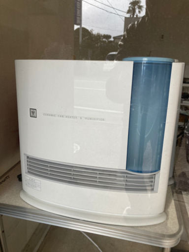 SHARPプラズマイースター加湿器着きセラミックファンヒーター