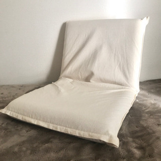 お取り引き中【無印良品】座椅子/大カバー付き☆の画像