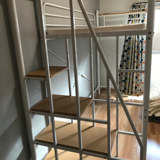お引取り先が決まりました★ロフトベッド★シングル★美品★の画像