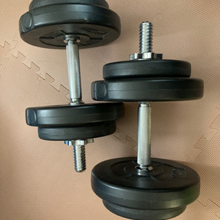 ダンベル 10kg×2 （バーにもできます！）