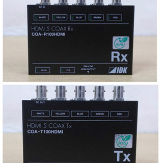 COA-100HDMI HDMI信号同軸延長器2セット アイディケイ中古現状渡し