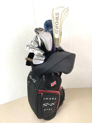 【豪華！】◆Mizuno アイアン類＋KATANA SWORDドライバー 等◆ゴルフクラブ フルセット＋美品バッグ付
