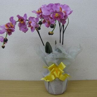 造花 鉢植え 胡蝶蘭 置物 インテリア フェイクグリーン アート...