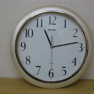 Maruman マルマン 壁掛け時計 直径31cm MUP-96...