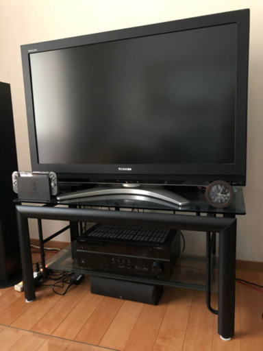 TOSHIBA REGZA テレビ台付き【内容更新あり】