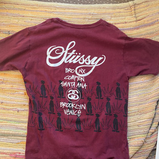 stussy赤Tシャツ✨の画像