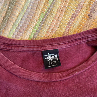 stussy赤Tシャツ✨の画像