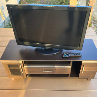 テレビ、テレビ台セット※B-CASガードなしの画像