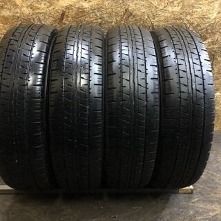 DUNLOP ENASAVE VAN01 195/80R15 107/105L LT 15インチ 夏タイヤ 4本 2018年製 ハイエース キャラバン等　(TE454) クレジットカード QR決済可能