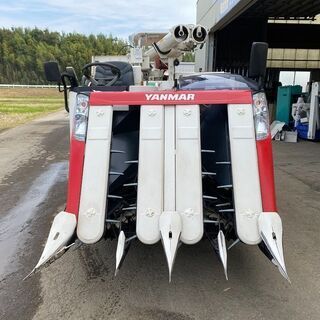 【茨城発】美品　点検済み　ヤンマー　4条コンバイン　AE434　34馬力　189時間　グレンタンク　高年式　【農機具でっく】【茨城】【コンバイン】の画像