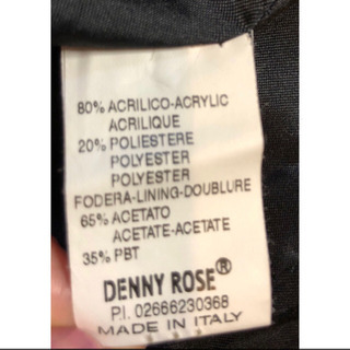 DENNY ROSE フェイクファーショートコート Sの画像