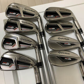 テーラーメイドM6カーボンシャフト　アイアンセット8本セット テーラーメイドM6カーボンシャフト アイアンセット8本セット