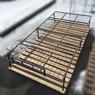 折畳みベッドフレーム シングルサイズ【自社配送は札幌市内限定】ベ...