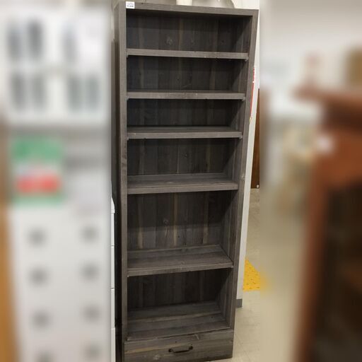J457 大川家具 オールド 60 フリーボード 本棚 書棚 収納 シェルフ ヴィンテージ風 610×290×1800 クリーニング済み