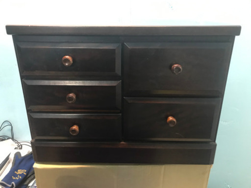 日本民芸　小箪笥　小物入れ　アンティーク　木製　小型キャビネット