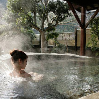 温泉・温泉旅館の紹介用画像の被写体協力