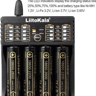 Liitokala Lii-402バッテリー充電器の画像