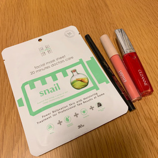 snidel、セザンヌ、エチュードハウスとフェイスマスク