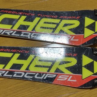 受付終了：スキー フィッシャーWorldCupSL155cm【直接引き取りもしくは着払い可の方】の画像
