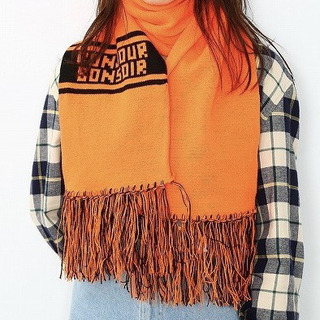 新品未使用　bonjour bonsoir　マフラー 　TEAM...