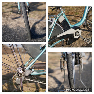 🔴首都圏無料配送🔴⭐️格安⭐ブリヂストン アシスタ 26インチ 3段 4.0Ah ブルー2の画像