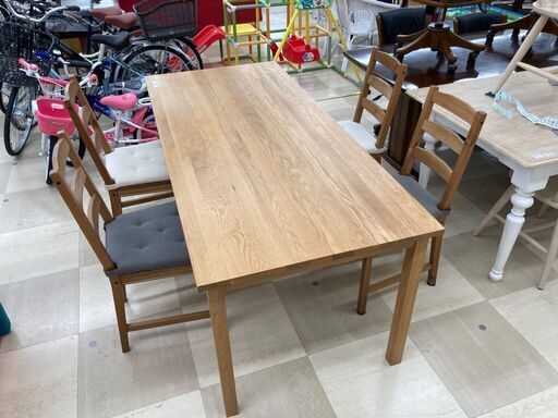 IKEA+無印良品 ダイニング５点セット