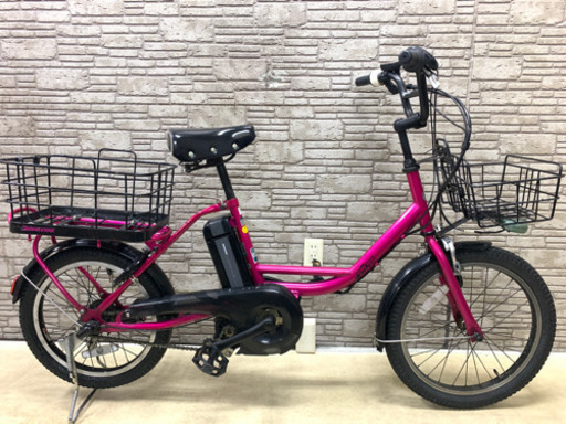 東京23区配達無料　新基準 ブリヂストン ジョシスワゴン 純正新品バッテリー8.9Ah リチウム 電動自転車 中古☆BS☆