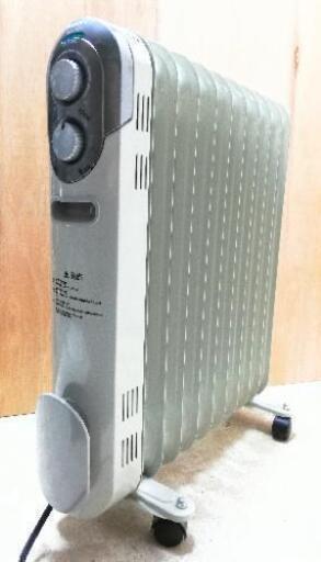 山善 オイルヒーター(温度調節機能付) ホワイト DO-L122(W)★取り説有ります★