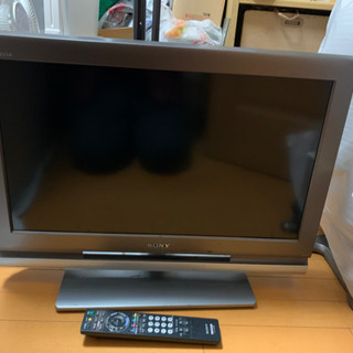 液晶テレビ中古品2台無料。車で土日等に引取りに来られる方に差し上...