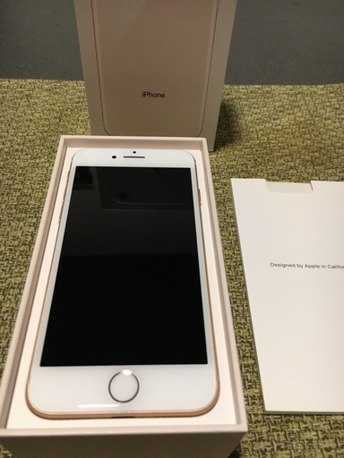iPhone8 64GB ゴールド　simロック解除済