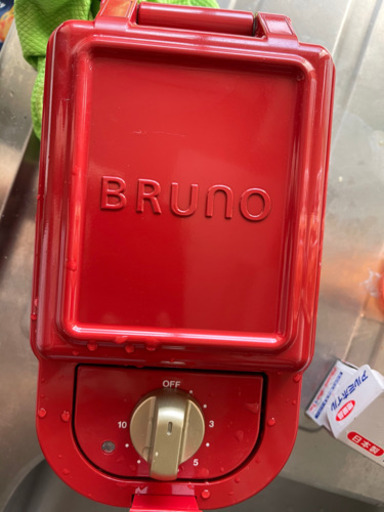 Bruno サンドイッチメーカー 、本体 プレート2種 (ホットサンド ワッフル)