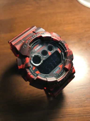 G-SHOCK  GD-120CM  レッドカモフラージュモデル Gショック