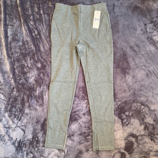 GU スリットレギンスパンツ グレー