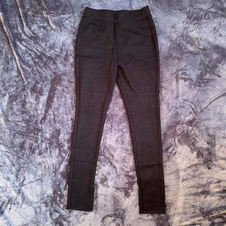 GU スリットレギンスパンツ 黒