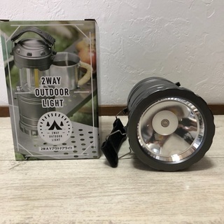 【新品•未使用】2way アウトドアライトの画像