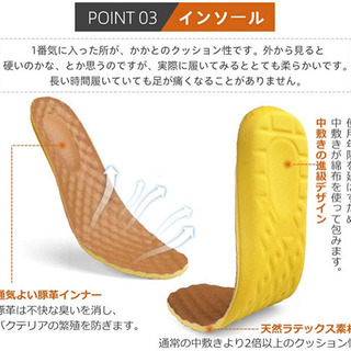 新品マーチンシューズ 本革 25.5サイズの画像