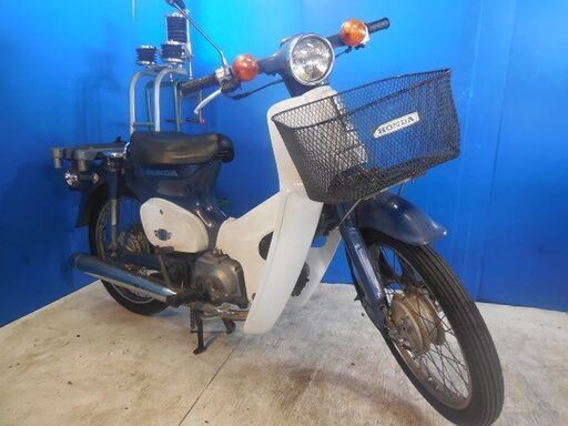 HONDA スーパーカブ50 青 格安配送キャンペーン 期間限定 諸経費０円 始動確認済み 自賠責加入で乗れます 即納車有り 激安 横浜 都筑 宮前